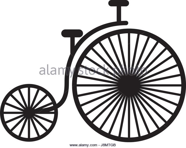 640x511 Old Style Black Bike Bicycle Stock Photos Amp Old Style Black Bike