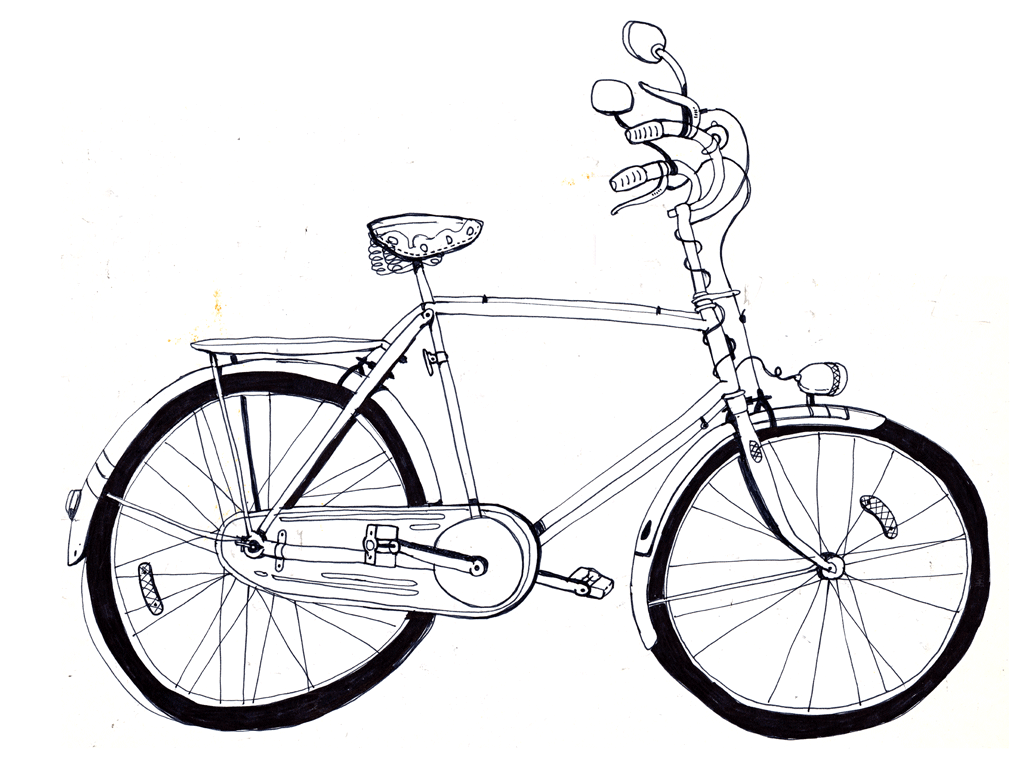 1024x765 Drawing 194365 Vintage Bike No.2 Lobsterboy