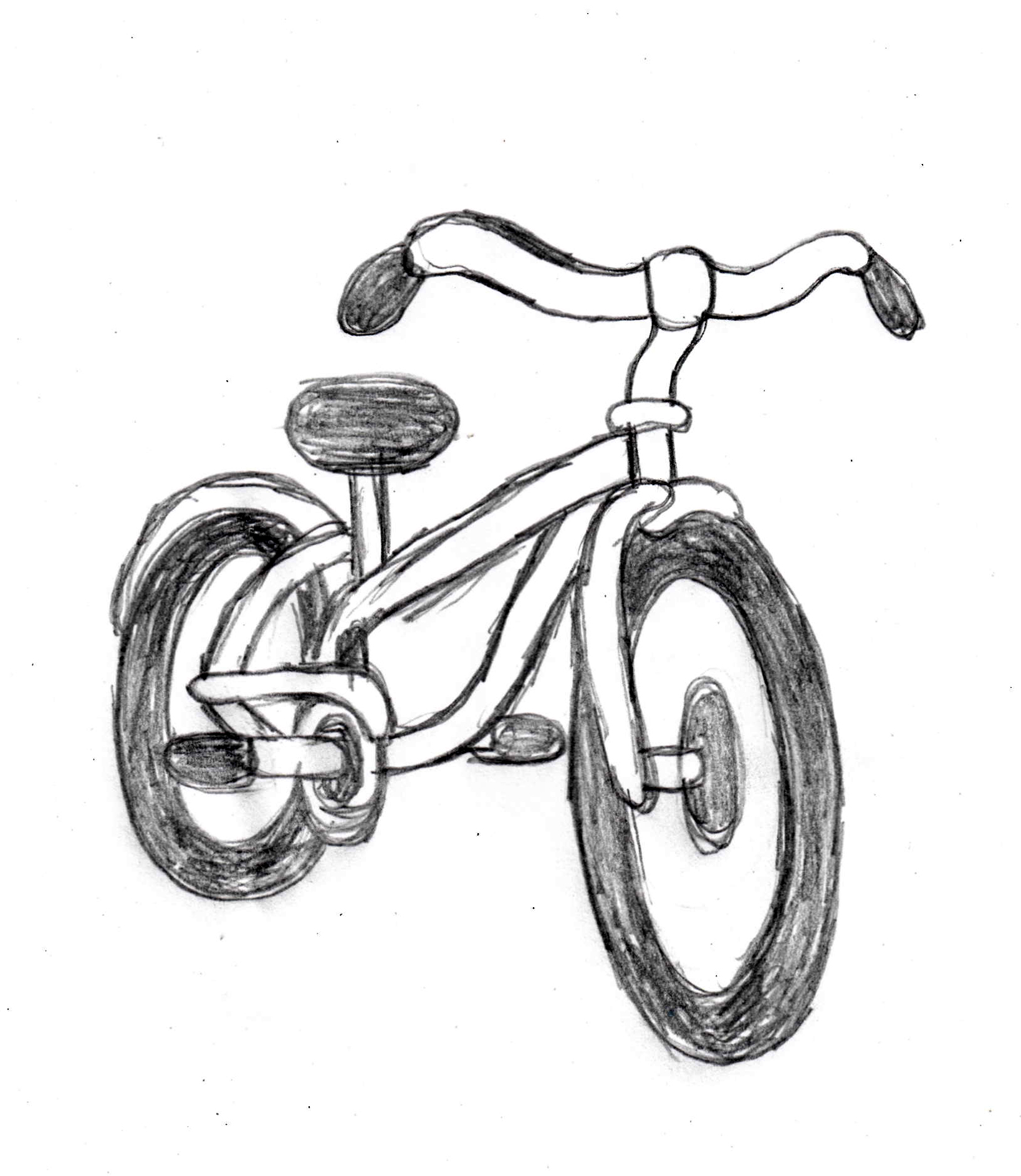 1638x1886 Bicycle Drawing Tutorial On And Drawissimo Kids