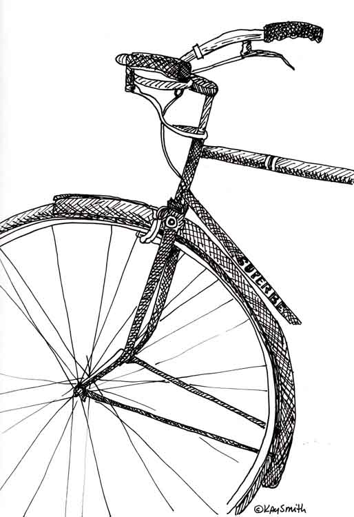 514x750 Kaysmithbrushworks Bike Sketch