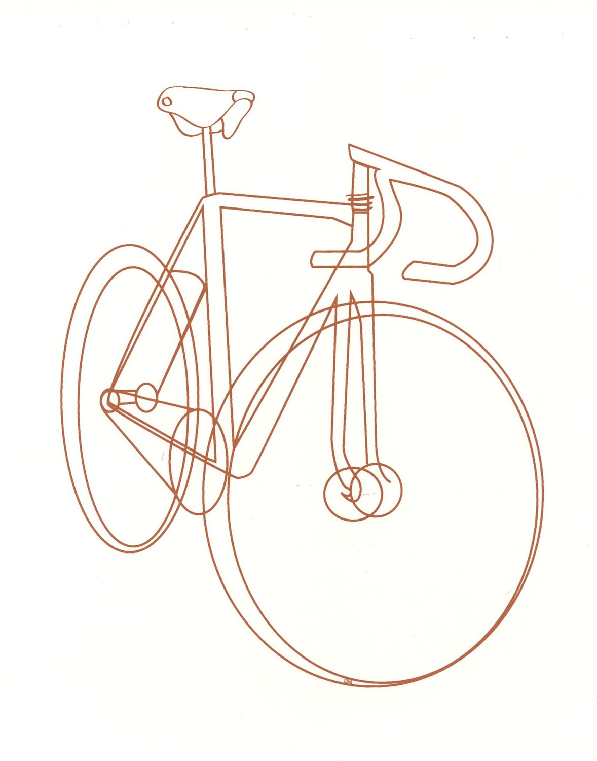 1178x1500 Bike Bicycle Sketch Illustration