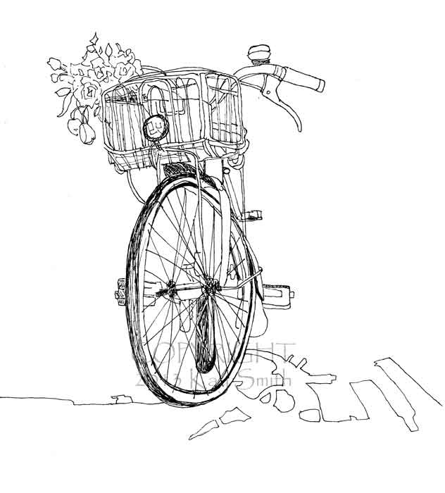 632x700 Kaysmithbrushworks Bike Shadows