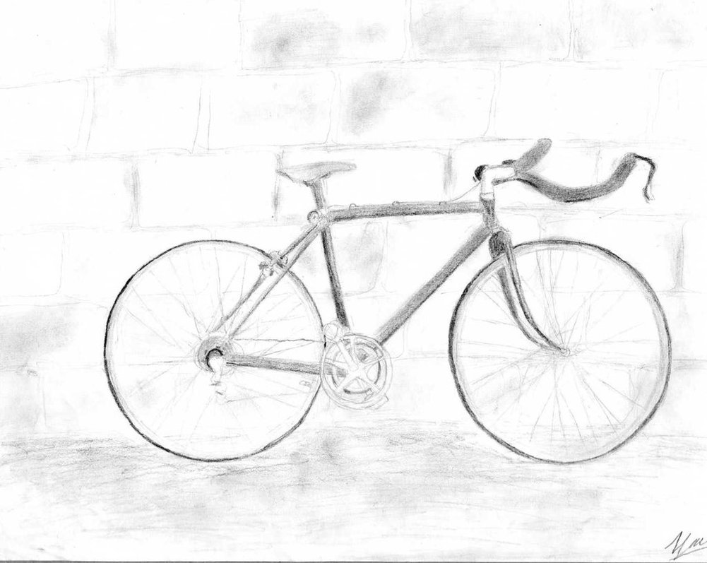 1001x797 Bicycle Sketch By Ng Oc