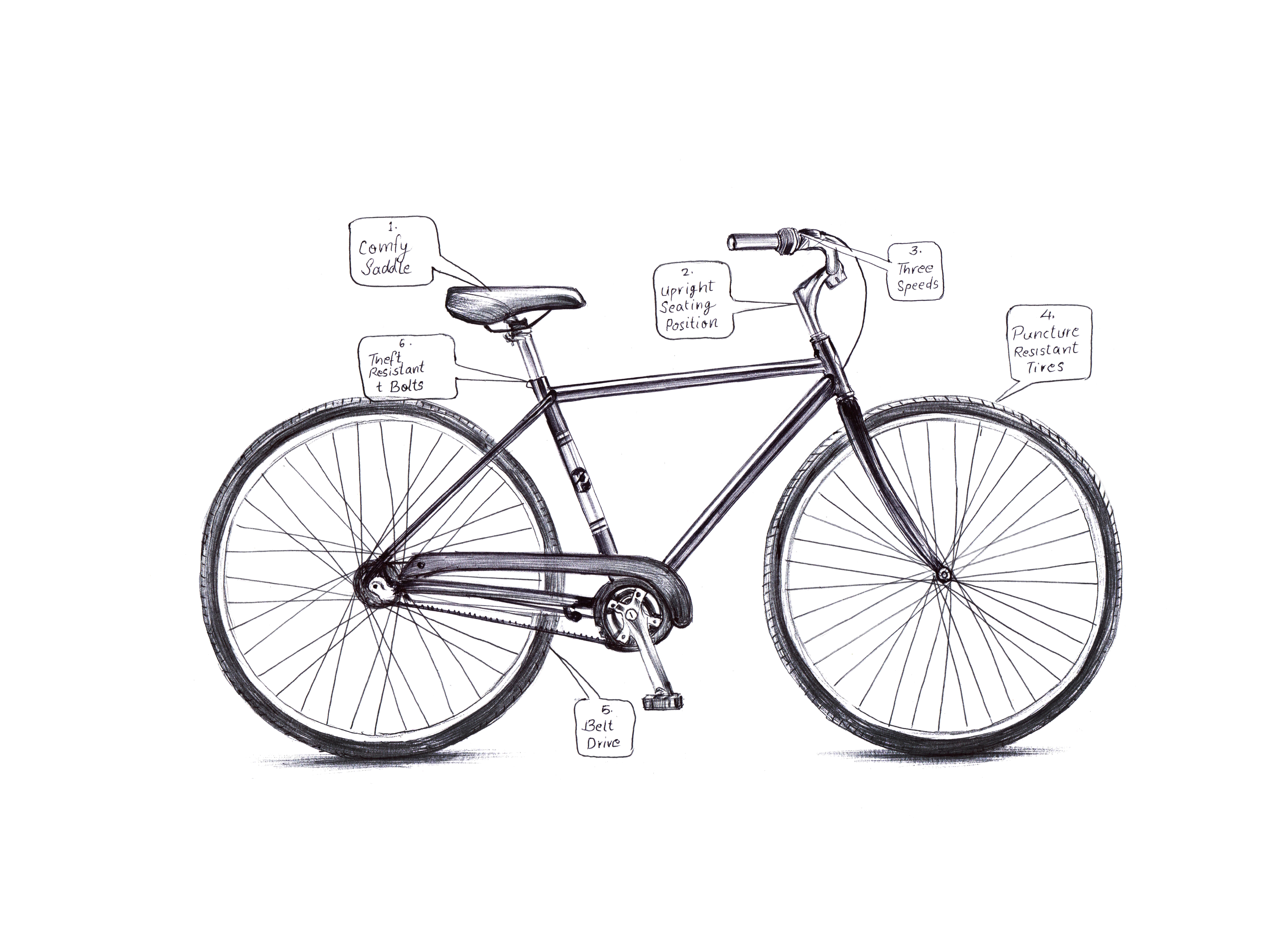 7013x5072 Bike Sketch Make Diy Projects And Ideas For Makers