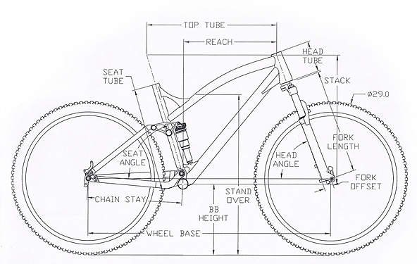 Bicycle Technical Drawing at GetDrawings | Free download