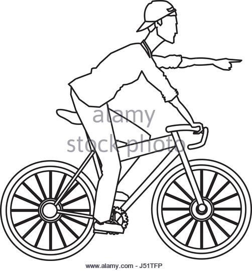 502x540 Cycling Bicycle Sketch Stock Photos Amp Cycling Bicycle Sketch Stock