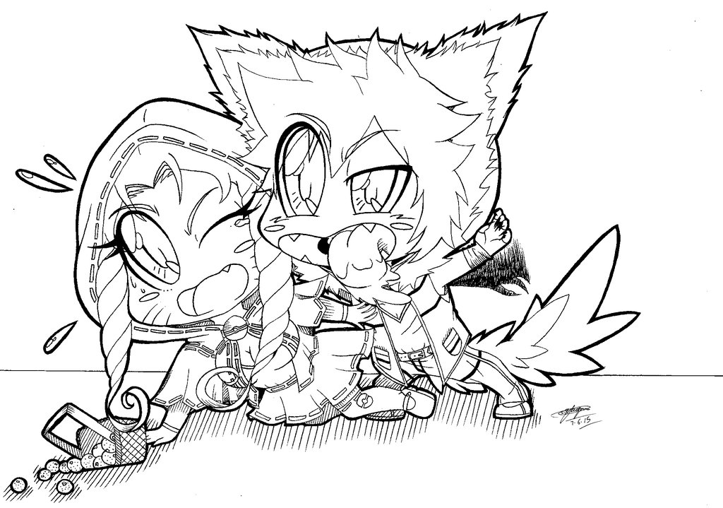 1024x719 Chibi Red Riding Hood And The Big Bad Wolf! 3 By Shannonxnaruto