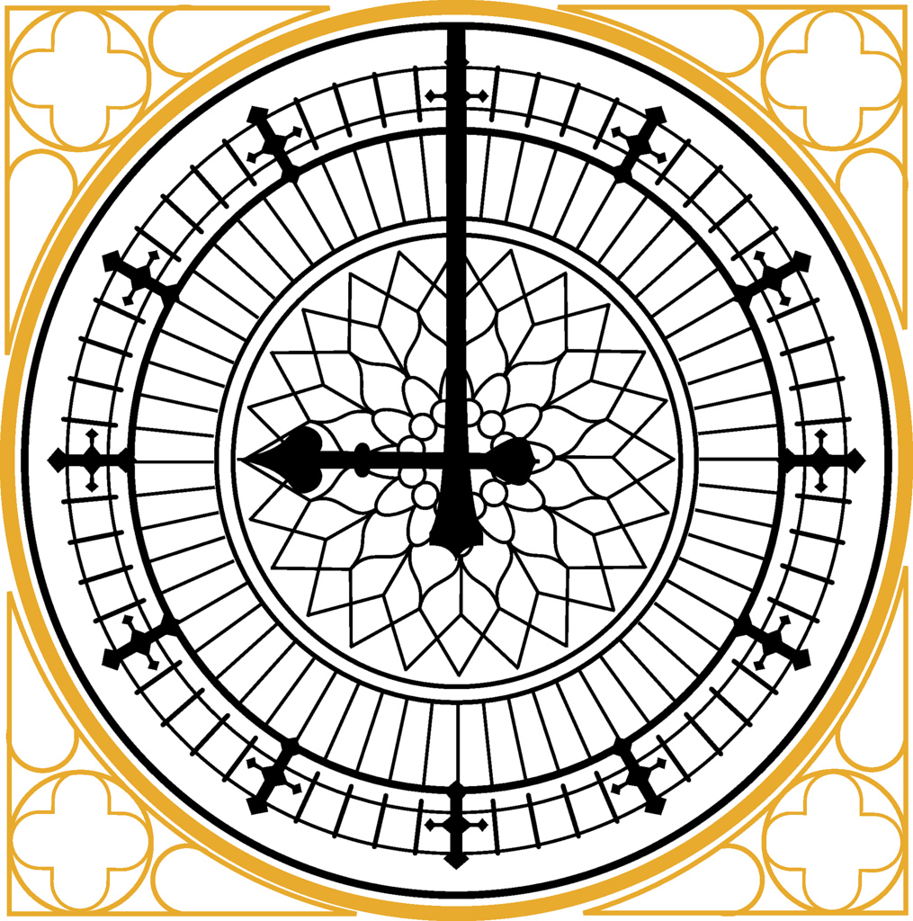 1015x1024 Big Ben Decal Of Big Ben Clock Face Svg Source Available