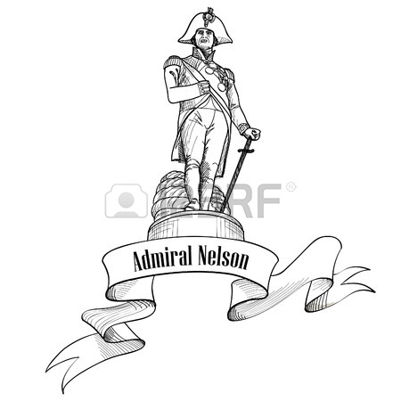 450x450 Vector Illustration Of Nelson Column Of London Royalty Free