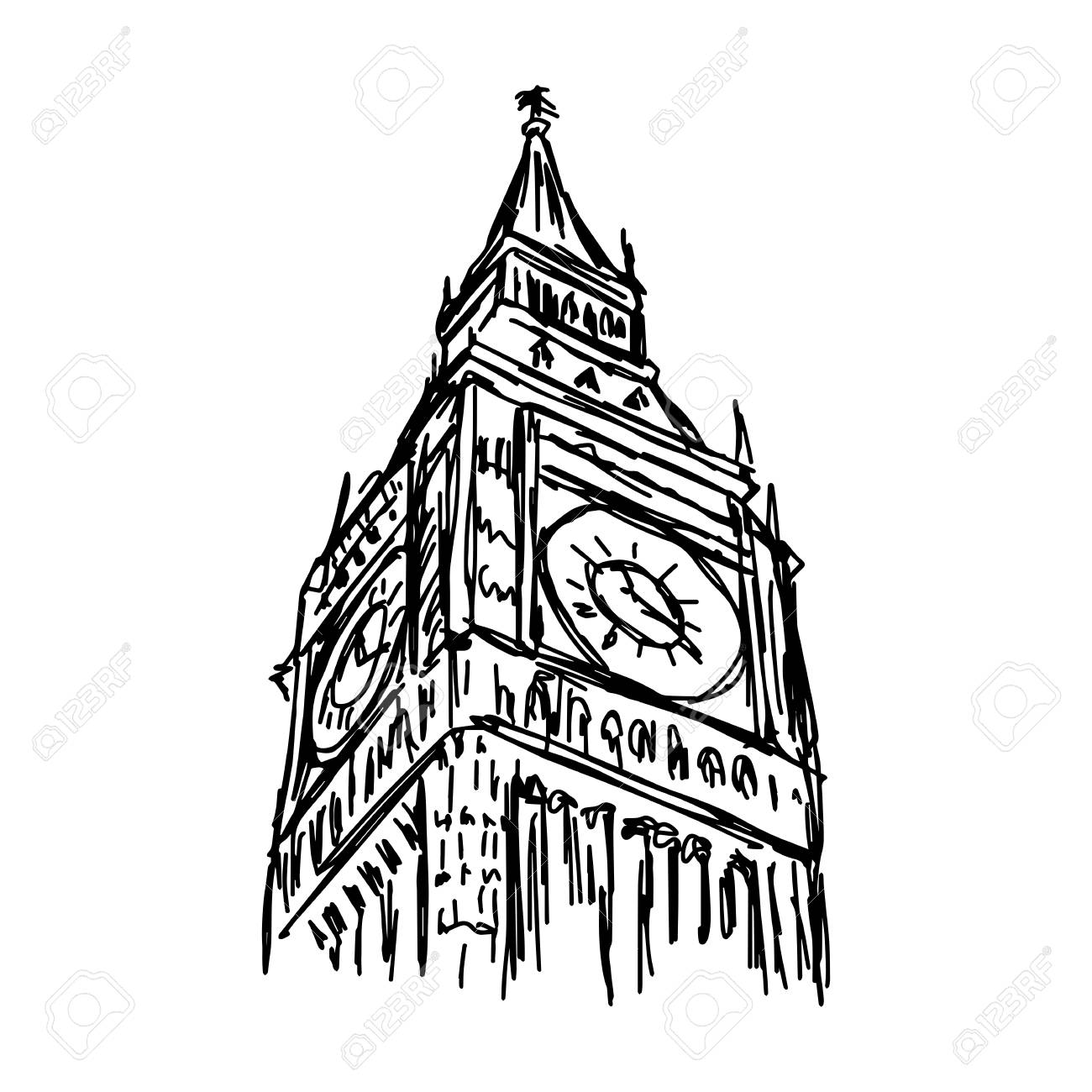 Big Ben London Drawing at GetDrawings | Free download