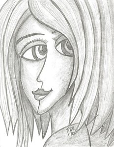 232x300 Big Eyes Drawings