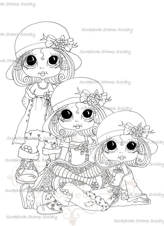 570x784 332 Best Big Eyes Doll Images On Big Eyes, Digi Stamps
