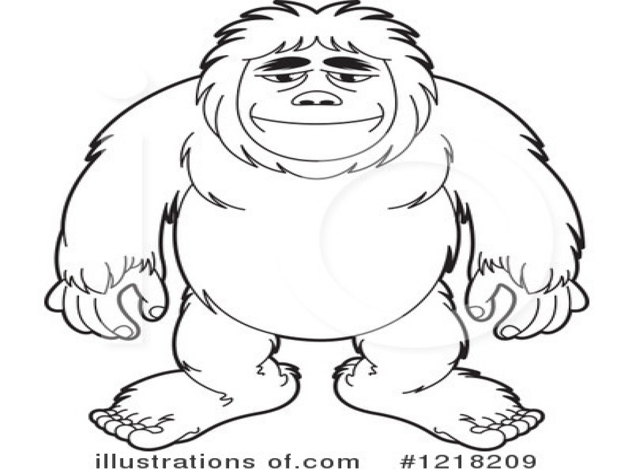 1280x960 Bigfoot Coloring Pages Coloring Page For Kids