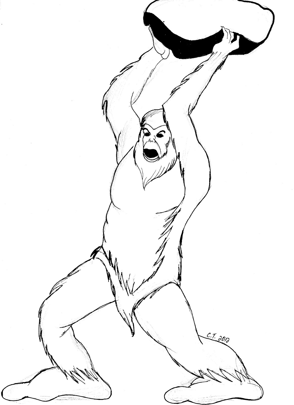 1162x1600 Urchin Sketch Bigfoot