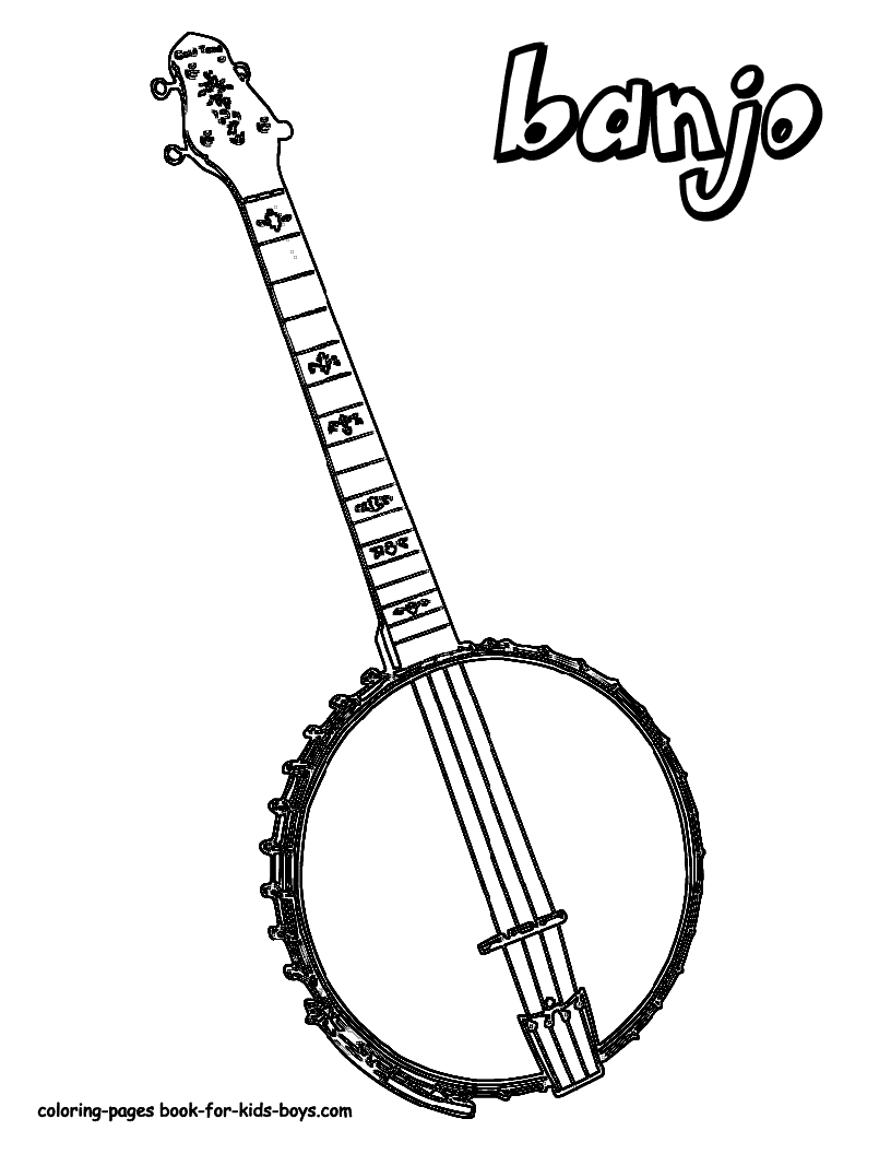 816x1056 Big Guitar Outline Drawing Collection