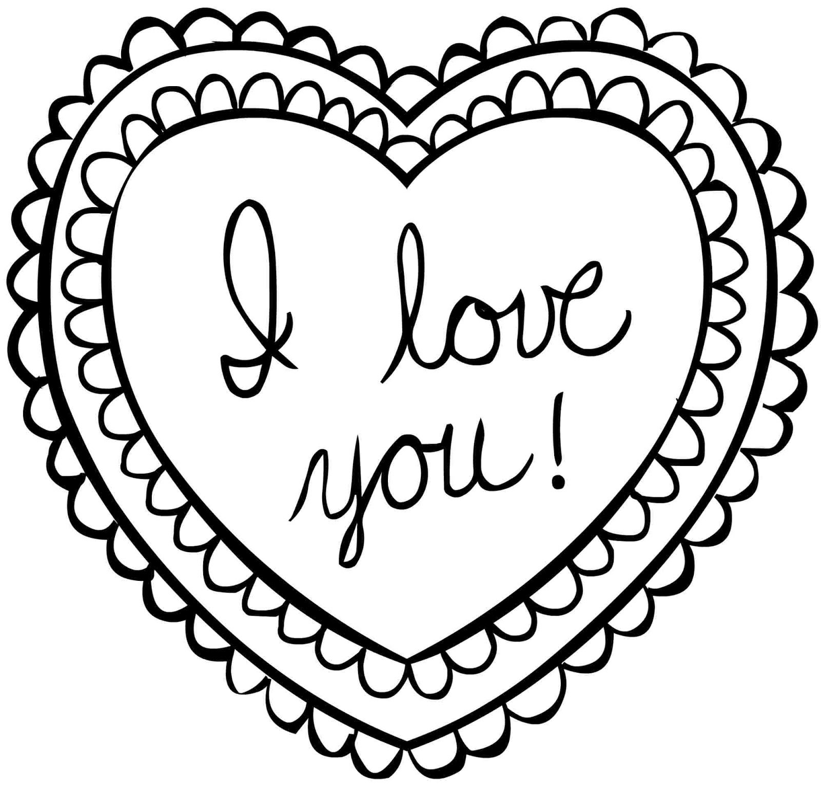 1600x1537 Coloring Pages Of A Big Heart Free Draw To Color