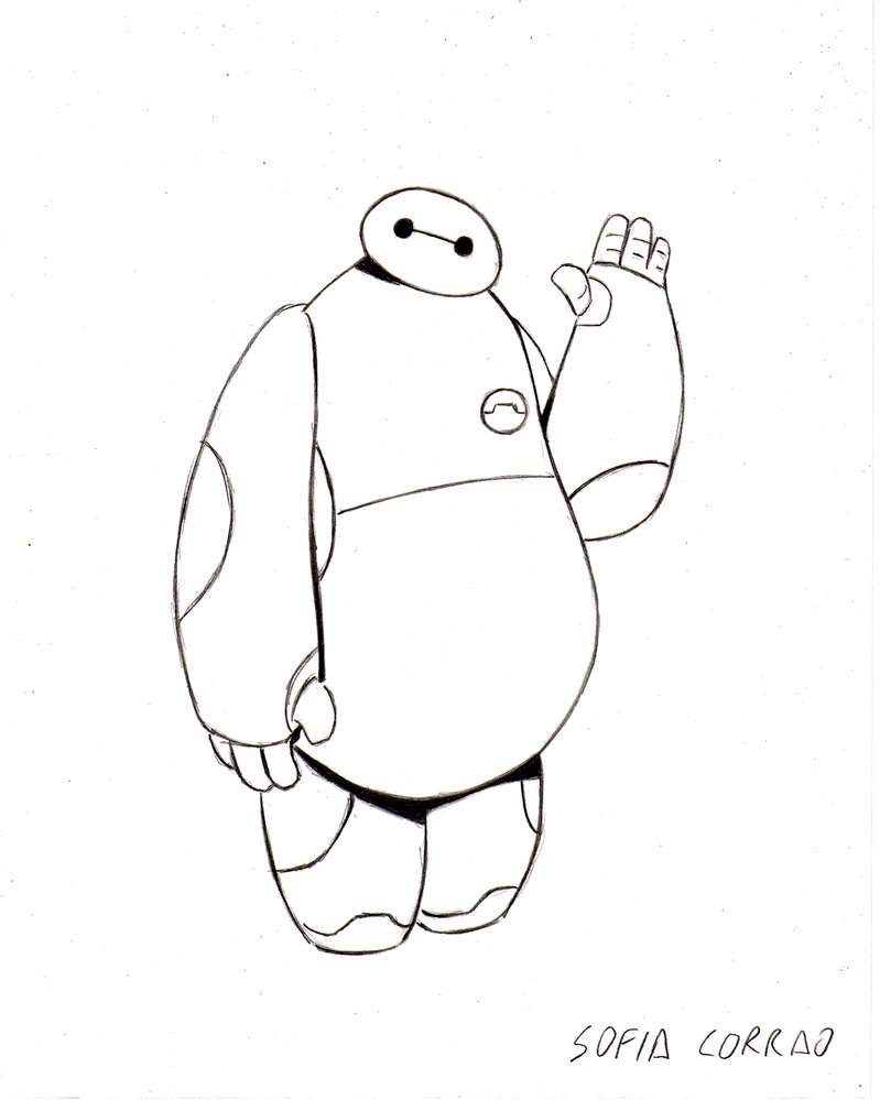 799x999 Baymax
