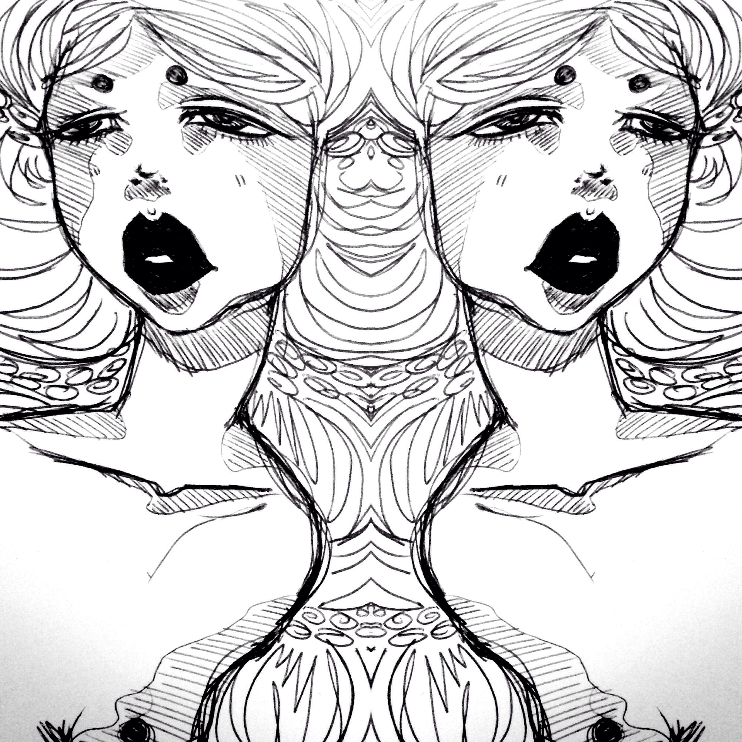 2448x2448 Mirror Mirror On The Wall, Who Has The Biggest Lips Off Al Arte