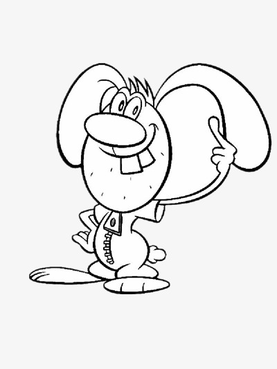 400x533 Large Front Teeth Ugly Bunny, Cartoon, Rabbit, Big Nose Png Image