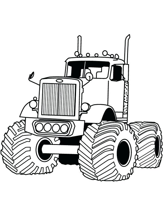 632x798 Iron Man Monster Truck Coloring Page Together With Big Rig Auto