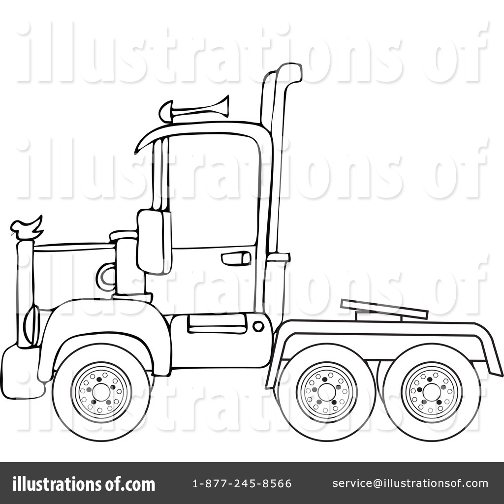 1024x1024 Big Rig Clipart