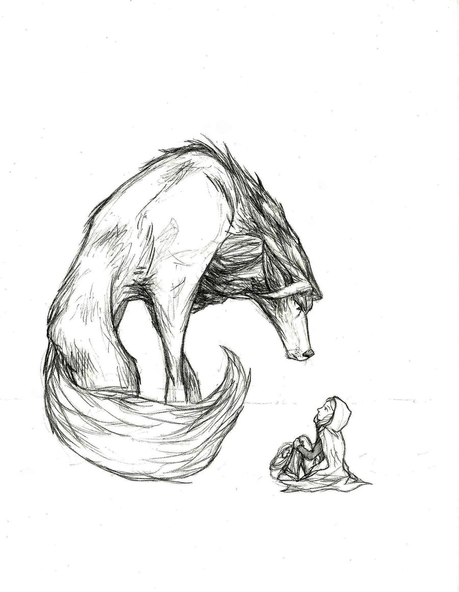 900x1159 Big Bad Wolf Drawing Big Bad Wolf