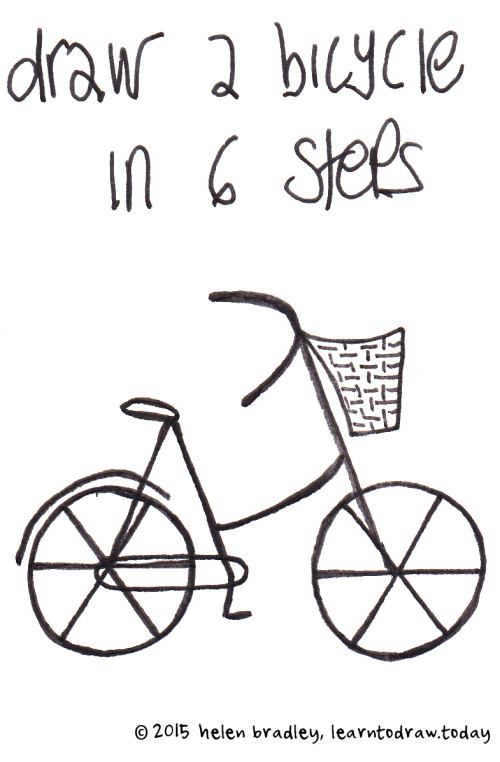 500x762 Draw A Bicycle In 6 Simple Steps Learn To Draw