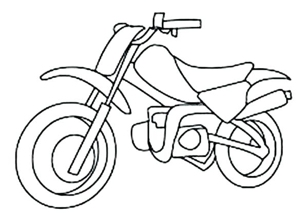 600x415 Bicycle Coloring Page Fox Dirt Bike Coloring Pages How To Draw