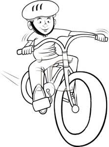 222x300 Kids On Bikes Drawings