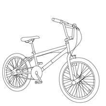 220x220 Bike Coloring Pages