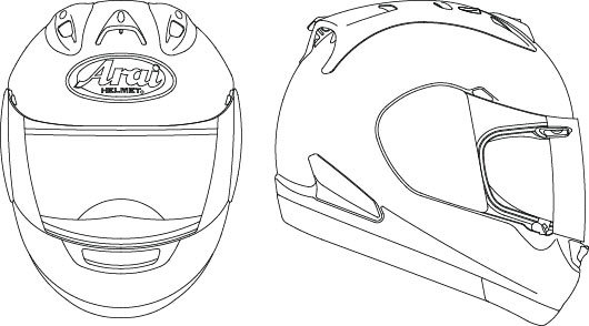 Bike Helmet Drawing at GetDrawings | Free download