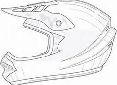 236x173 Dirt Bike Helmet Coloring Page Sketch Template Art