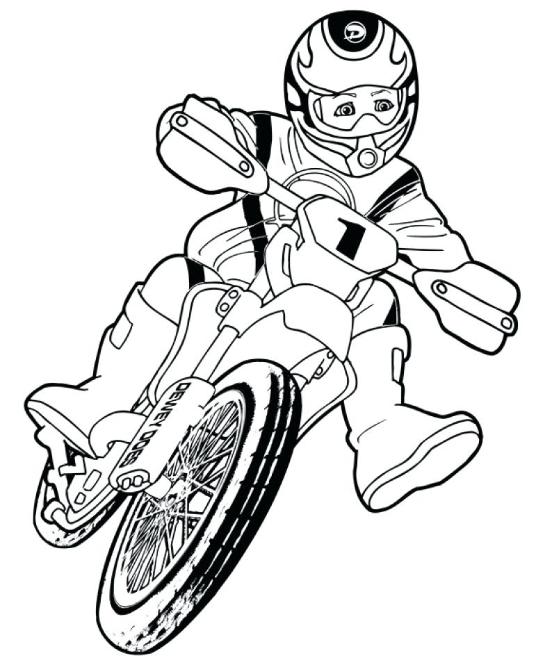 771x960 Bike Helmet Coloring Page 83 Packed With Dirt Bike Coloring Pages