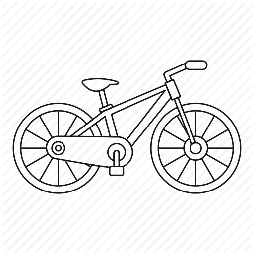 512x512 Bicycle, Bike, Line, Outline, Pedal, Travel, Wheel Icon Icon