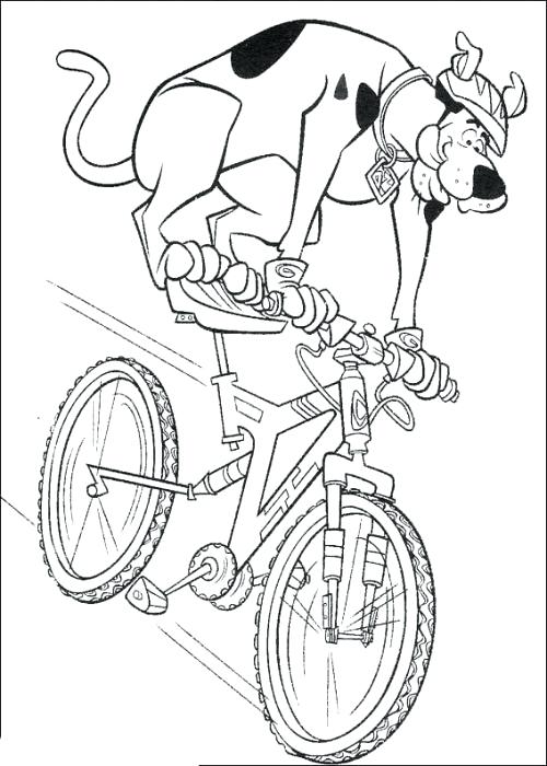 500x700 Bicycle Coloring Book As Well As Girl On Bike Coloring Page 74