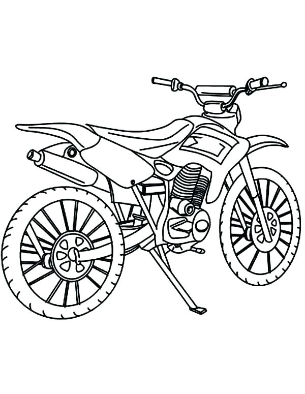 600x775 Trend Dirt Bike Color Pages Best Of How To Draw Coloring Page