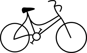 300x184 Bicycle Clip Art Free Vector 4vector