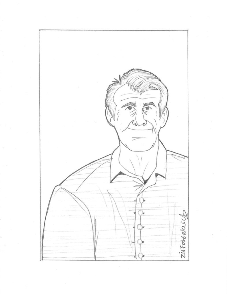 786x1017 Bill Murray (Drawing) By Creativ Ziv