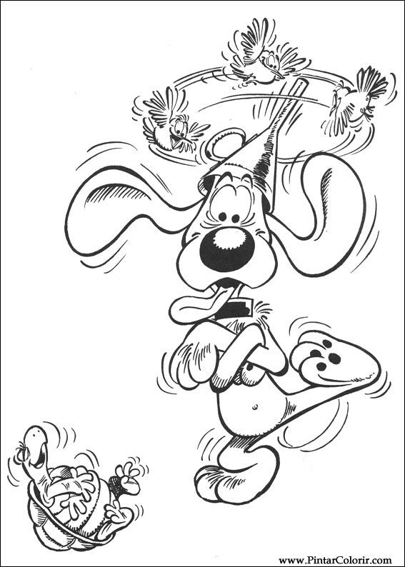 567x794 Drawings To Paint Amp Colour Boule And Bill