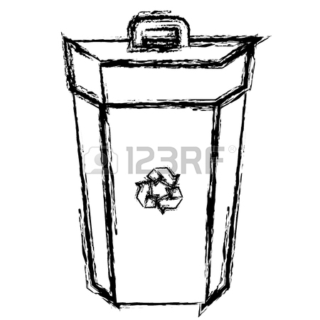 450x450 Ecology Recycle Bin Isolated Icon Vector Illustration Design