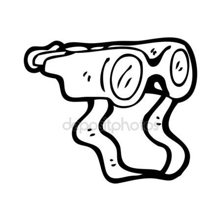 450x450 Binoculars Cartoon Stock Vector Lineartestpilot