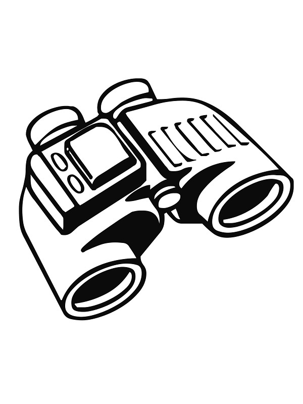 600x800 Binoculars. Stickers By Lewisjamesmuzzy Redbubble