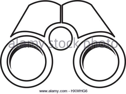 428x320 Binoculars Icon, Outline Style Stock Vector Art Amp Illustration