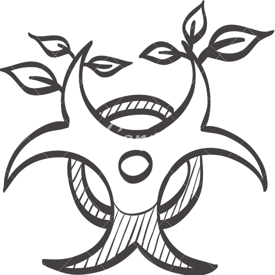 550x550 Biohazard Leaves Doodle