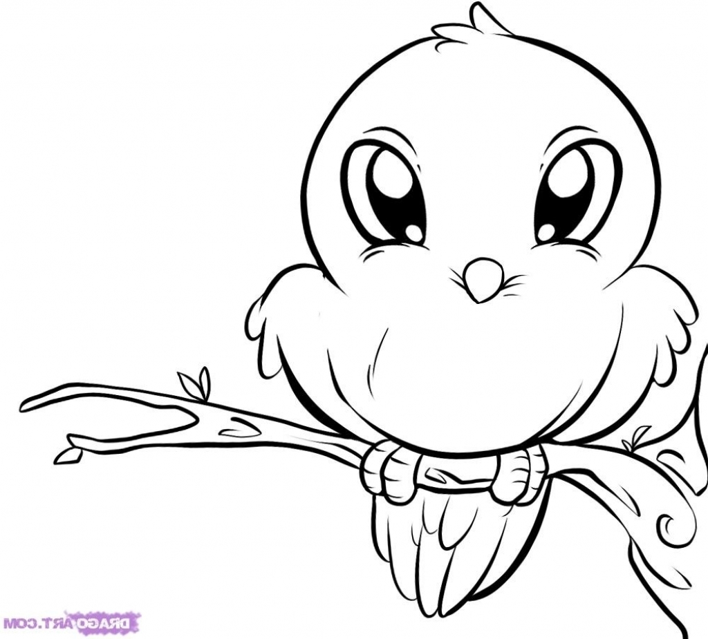 1024x925 Cartoon Drawings Of Birds How To Draw A Cartoon Bird 10 Steps