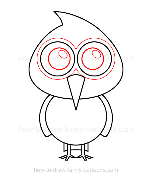 500x588 To Draw A Cardinal