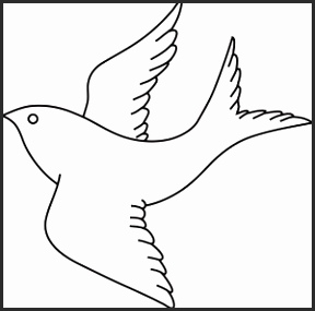 288x285 Outline Of A Bird Ceqsa Unique Easy Bird Drawing Step By About Art