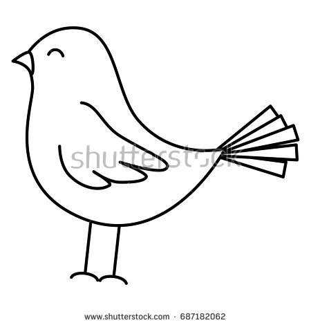 450x470 How To Draw A Bird Step Step Bird Drawing
