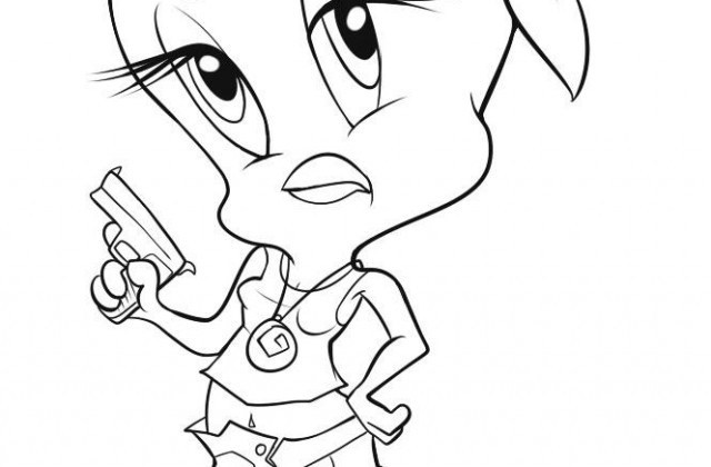 640x420 Bird Step By Tag For Baby Tweety Drawings