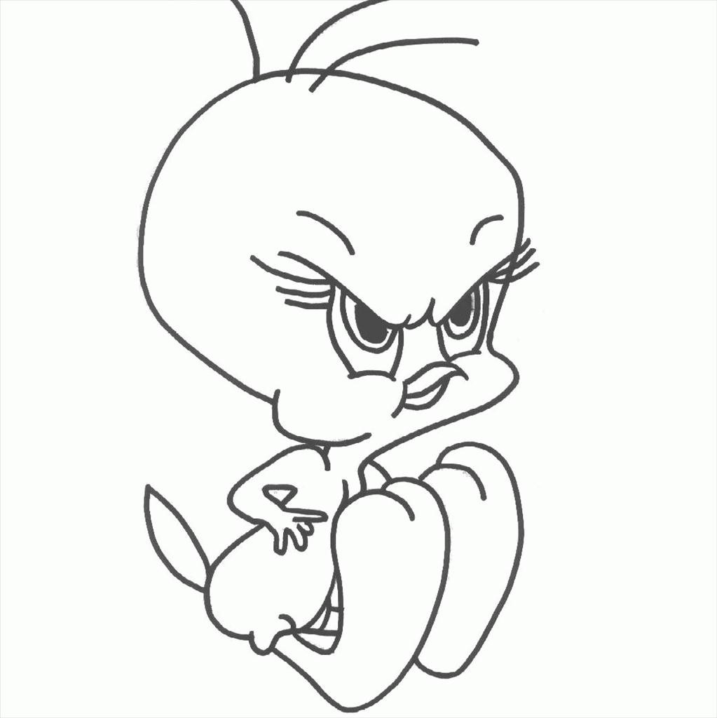 1023x1024 Best Tweety Bird Coloring Pages Picture Unknown Resolutions High